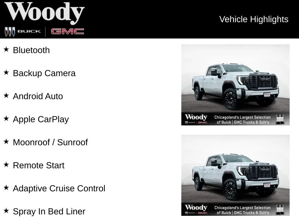 New 2026 Glacier White Tricoat GMC Denali Ultimate image 3