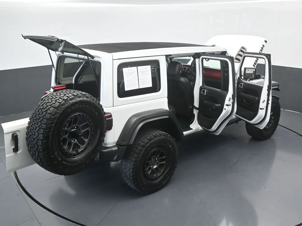 Used 2022 Bright White Clearcoat Jeep Unlimited Rubicon image 71
