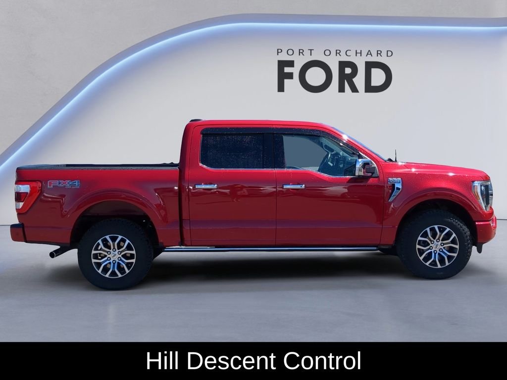 Used 2023 Red Metallic Ford Platinum image 8