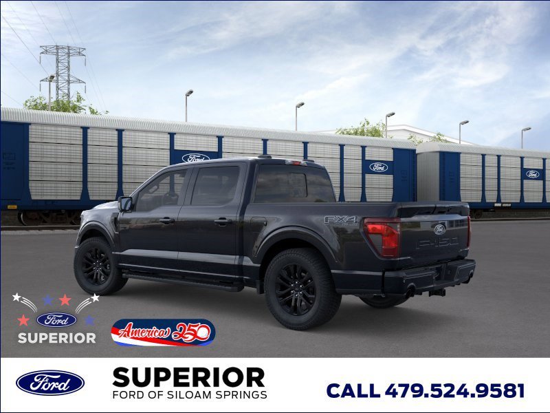 New 2026 Agate Black Metallic Ford XLT image 4