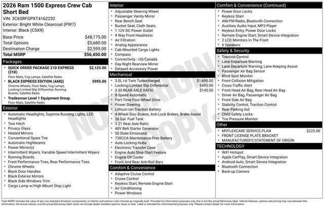 New 2026 Bright White Clear-Coat Exterior Paint RAM Express image 29
