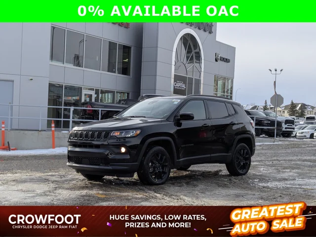 2026 Jeep Compass North - - 4x4 - Altitude Special Edition 18 inch Black Wheels & More!