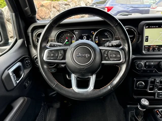 Used 2021 Granite Crystal Metallic Clearcoat Jeep Unlimited Sahara High Altitude 4xe image 9