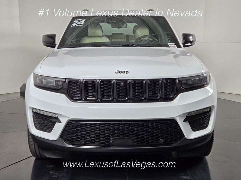 Used 2024 Bright White Clearcoat Jeep Limited image 8