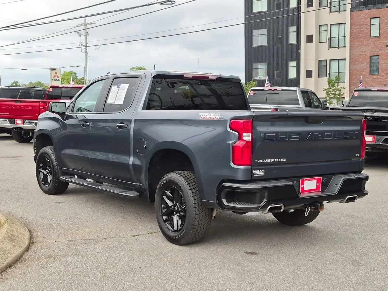 Used 2021 SHADOW GRAY METALLIC Chevrolet LT Trail Boss image 6