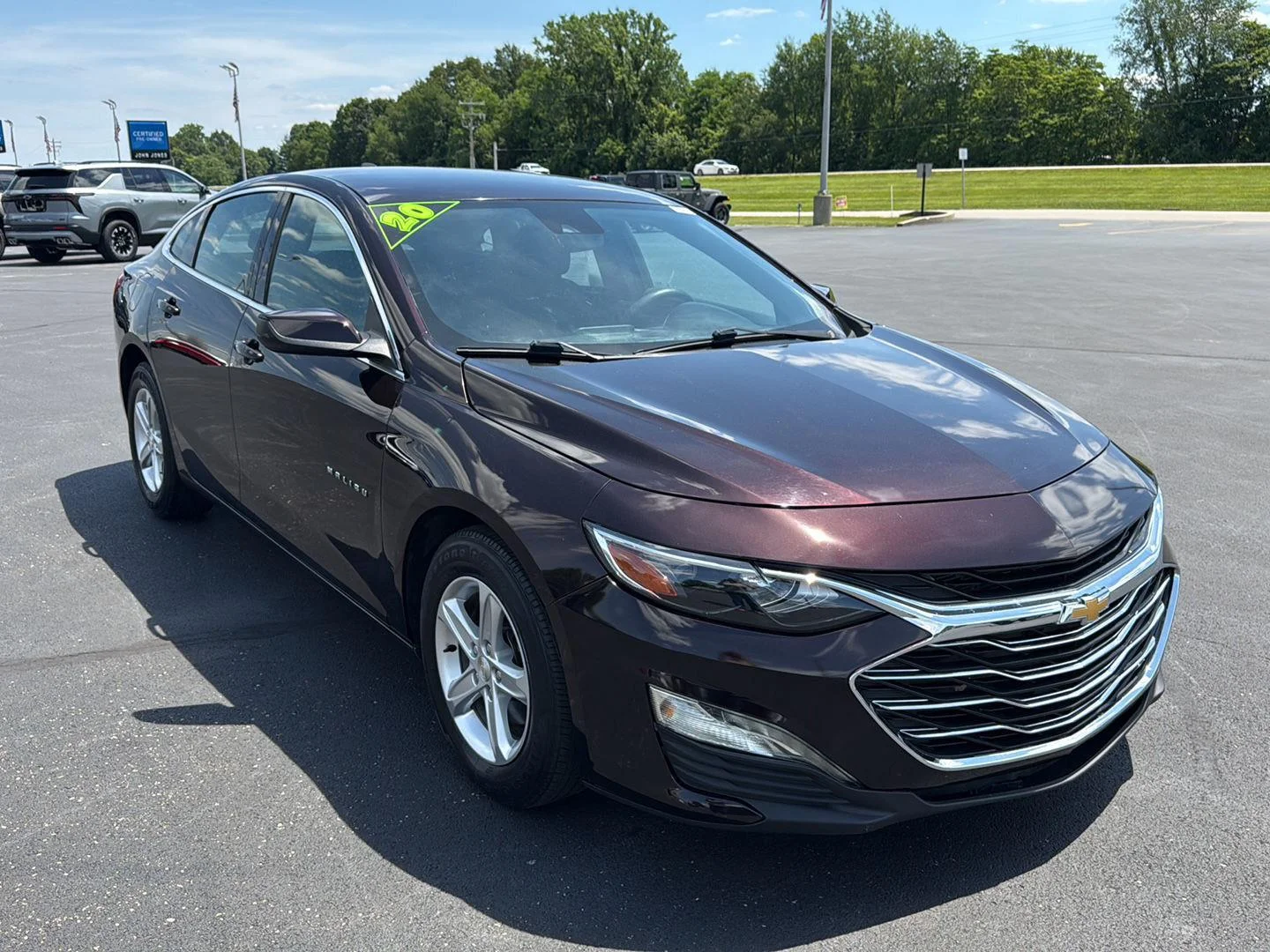 Used 2020 Black Cherry Metallic Chevrolet LS image 2