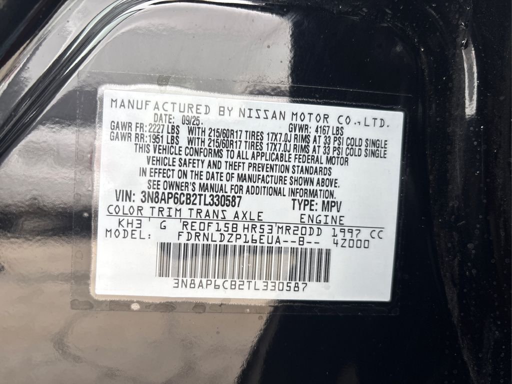 New 2026 Black Nissan SV image 13