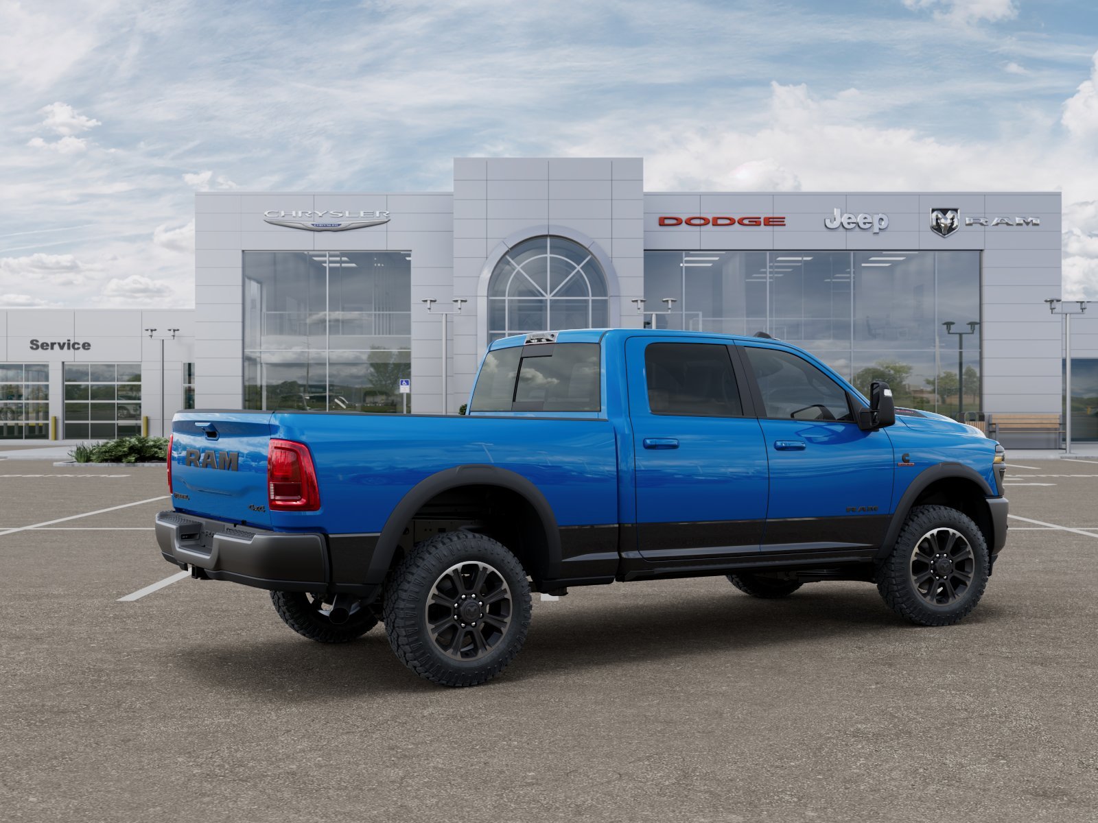 New 2026 Hydro Blue Pearl-Coat Exterior Paint RAM Rebel image 30