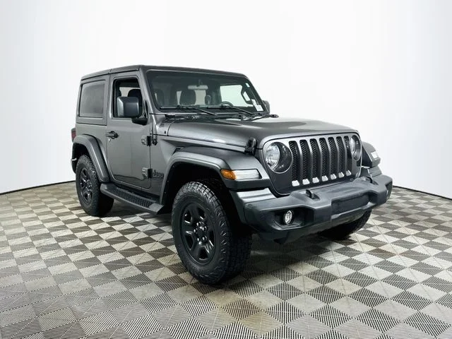 Certified Used 2022 Gray Jeep Sport image 1