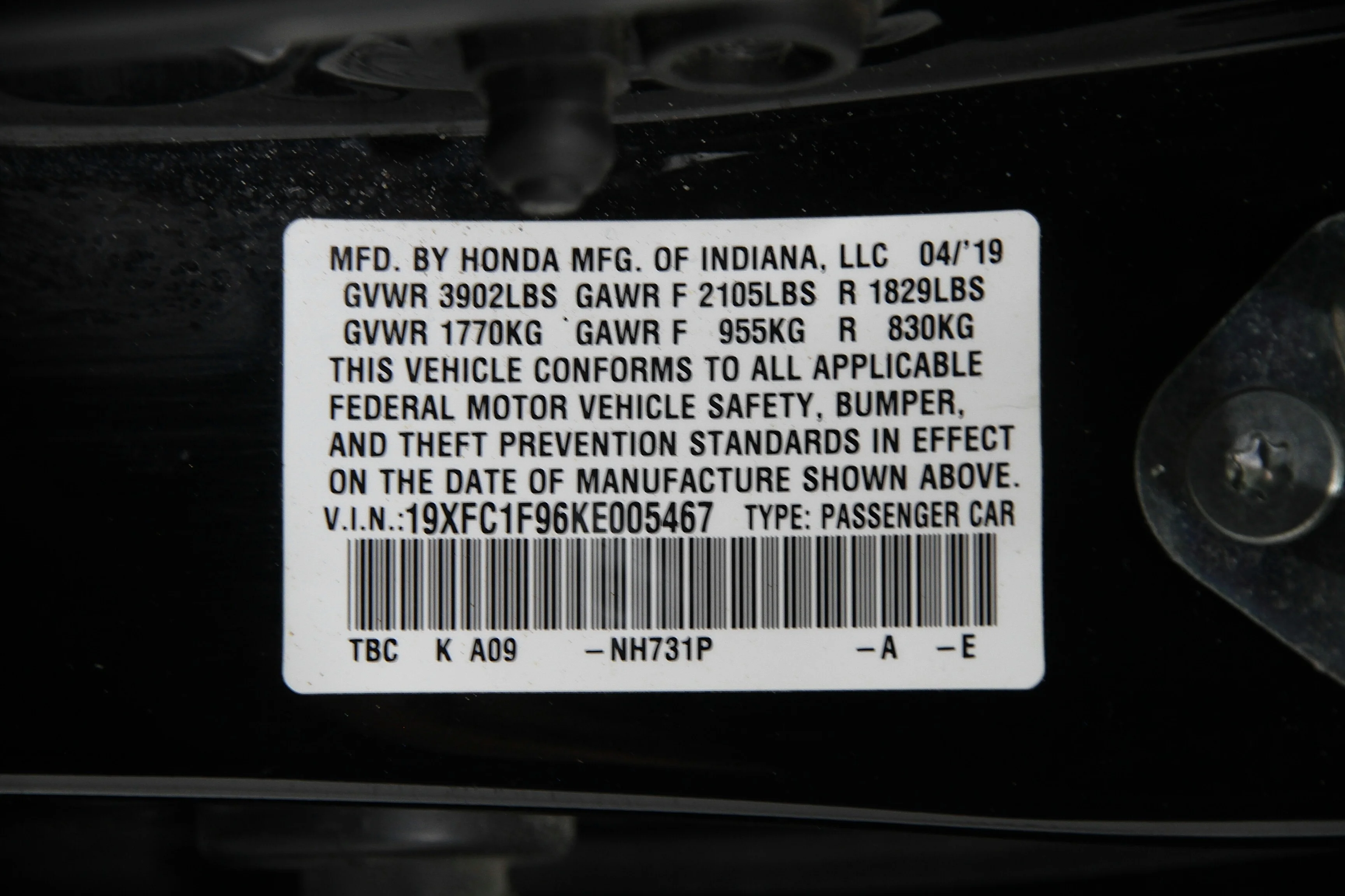 Used 2019 BLACK Honda Touring image 23