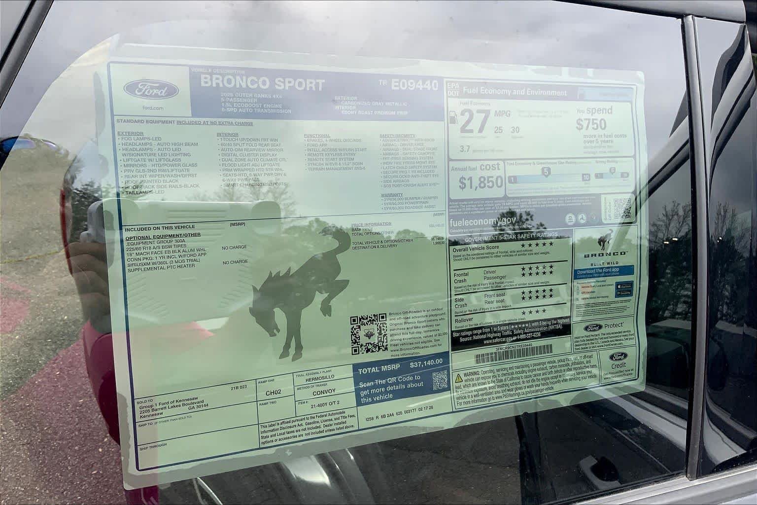New 2026 Carbonized Gray Metallic Ford Outer Banks® image 17