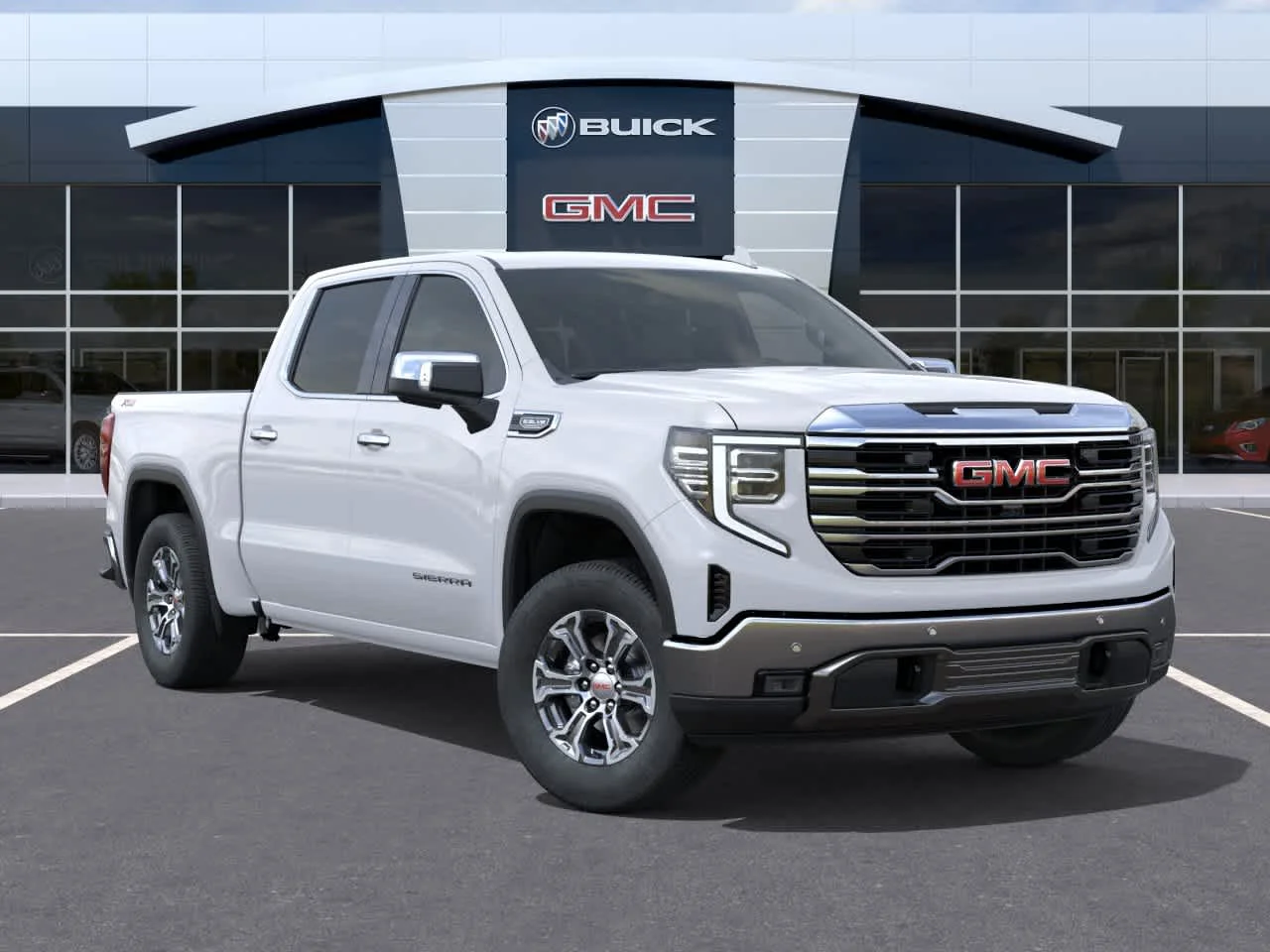 New 2026 Summit White GMC SLT image 7