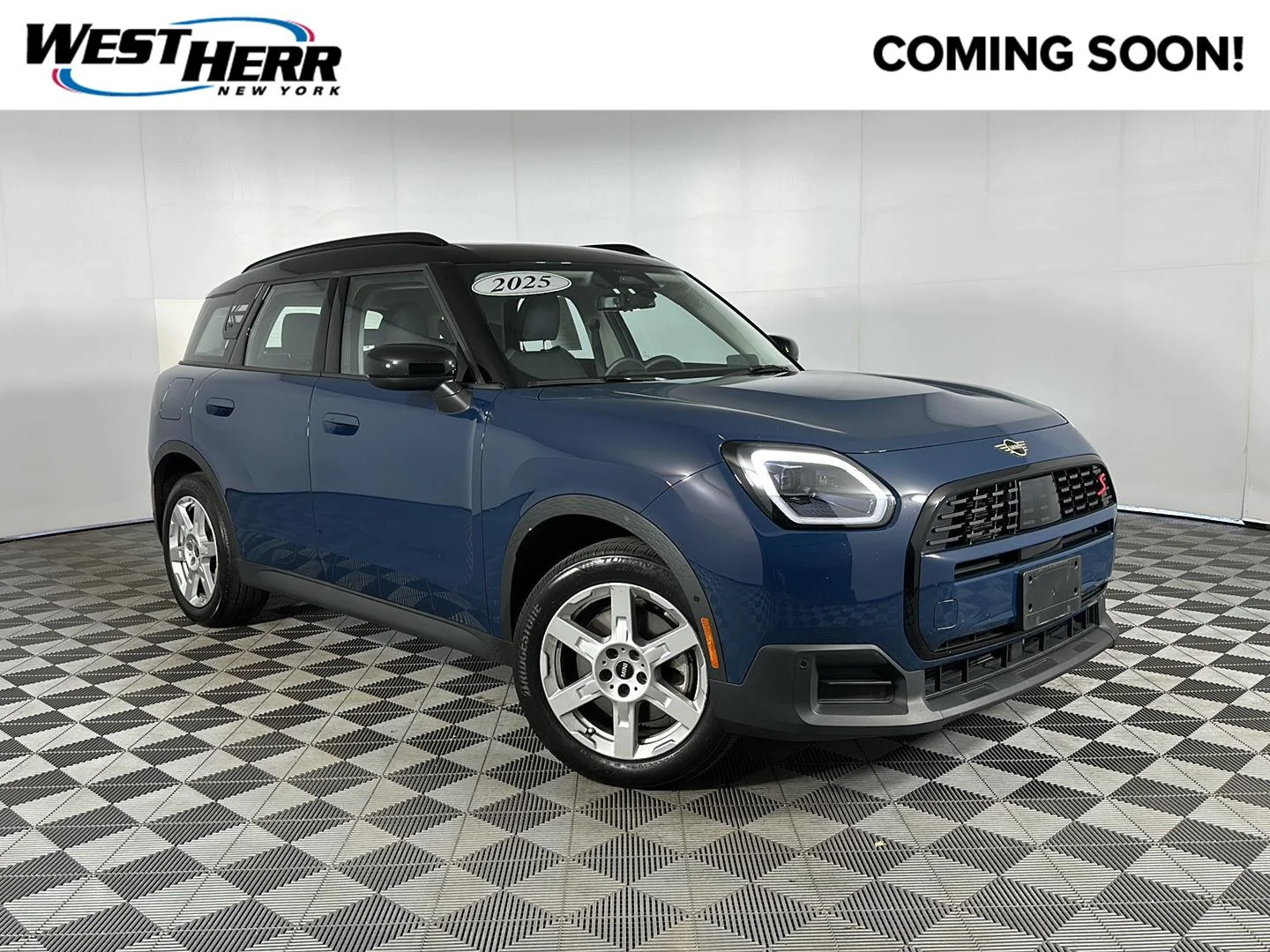 Used 2025 Indigo Sunset Blue Metallic MINI S image 1