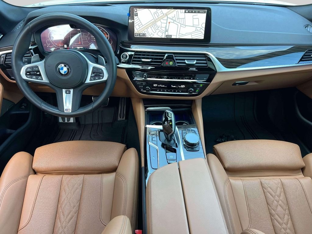 Certified Used 2023 Alpine White BMW 540i xDrive image 15