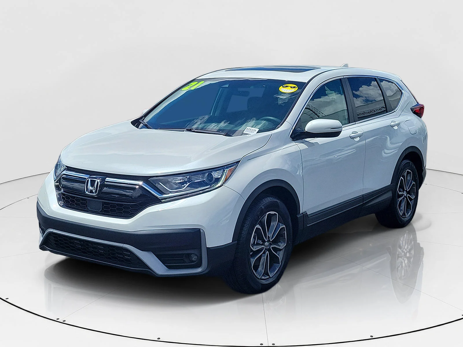 Certified Used 2021 Platinum White Pearl Honda EX image 27