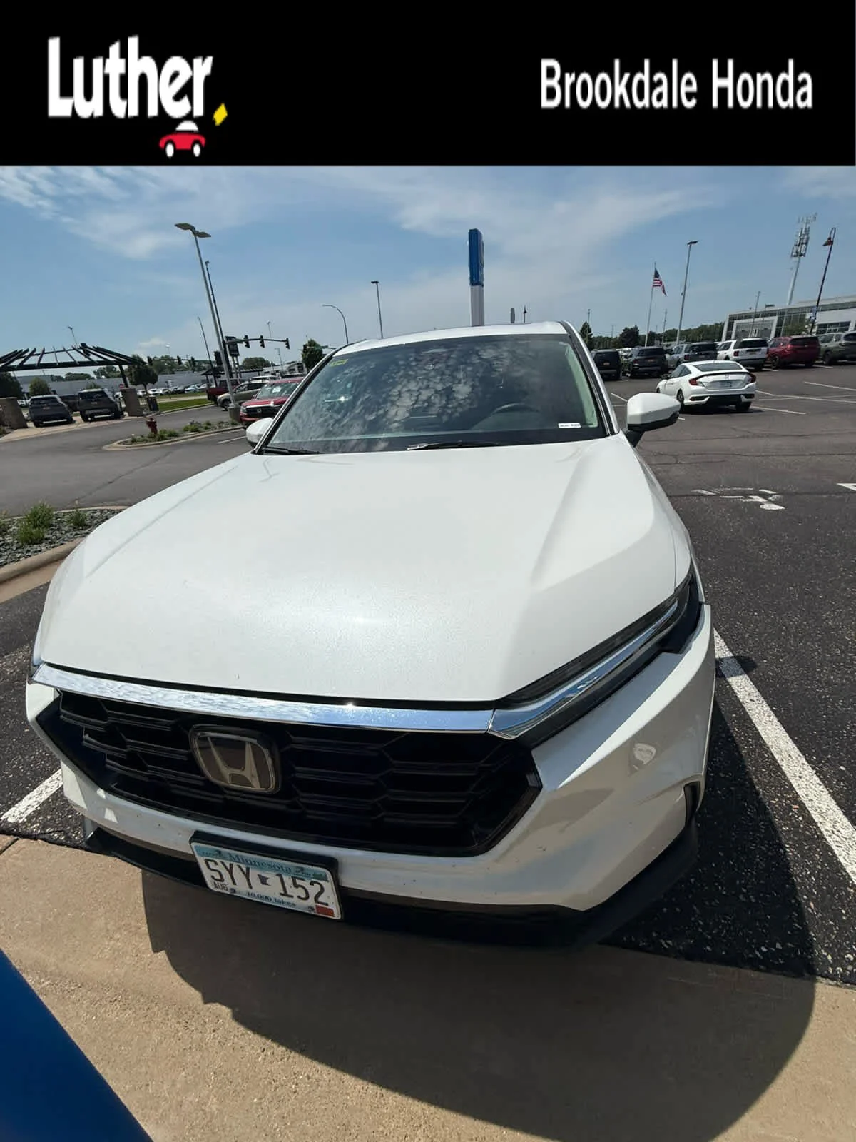 Used 2026 Platinum White Pearl Honda EX image 1