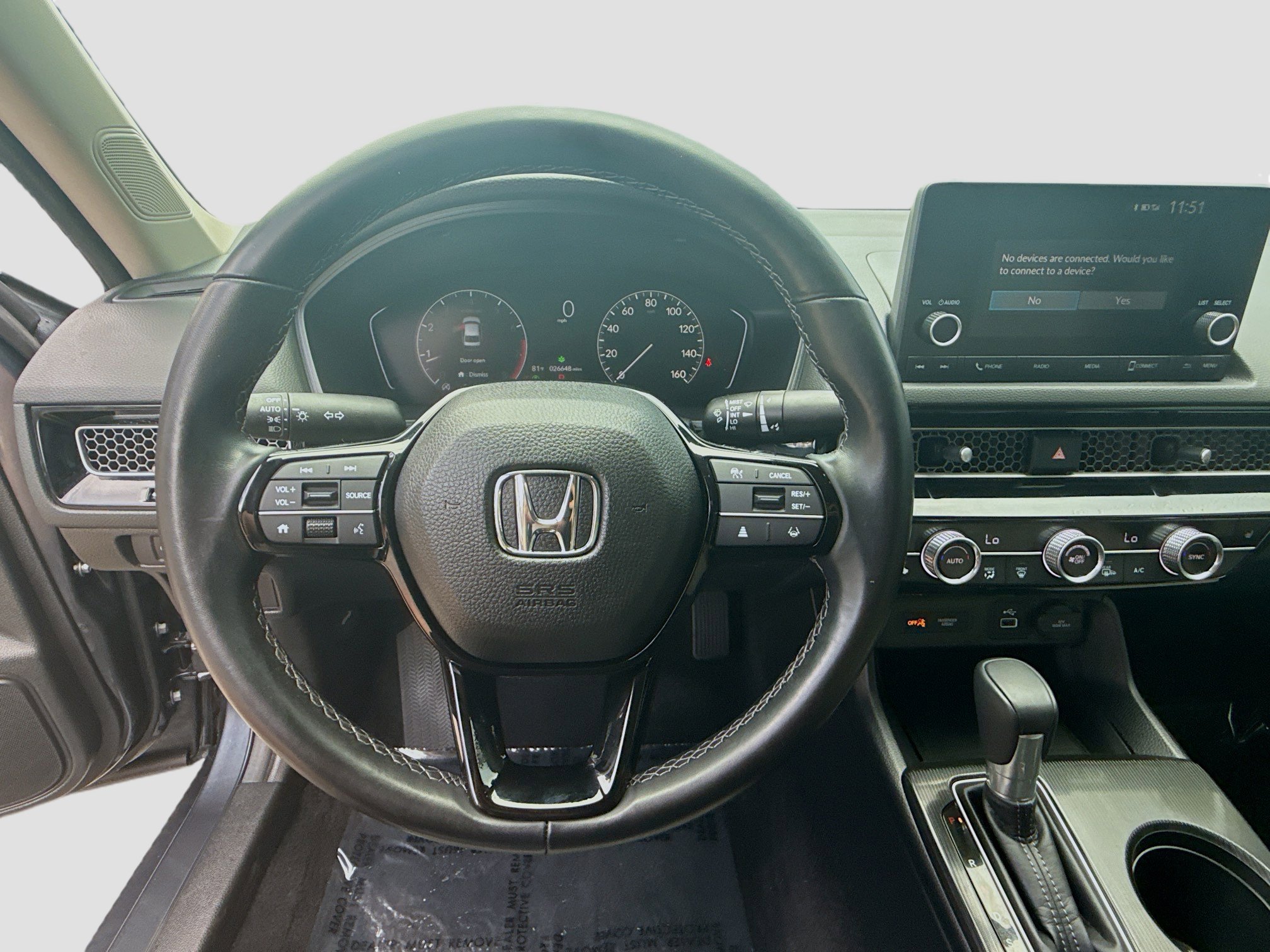 Certified Used 2024 Meteorite Gray Metallic Honda 1.5T 4D EX image 10