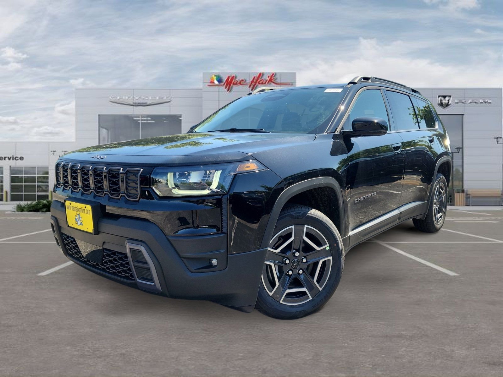 New 2026 Diamond Black Crystal Pearl-Coat Exterior Paint Jeep Limited image 1