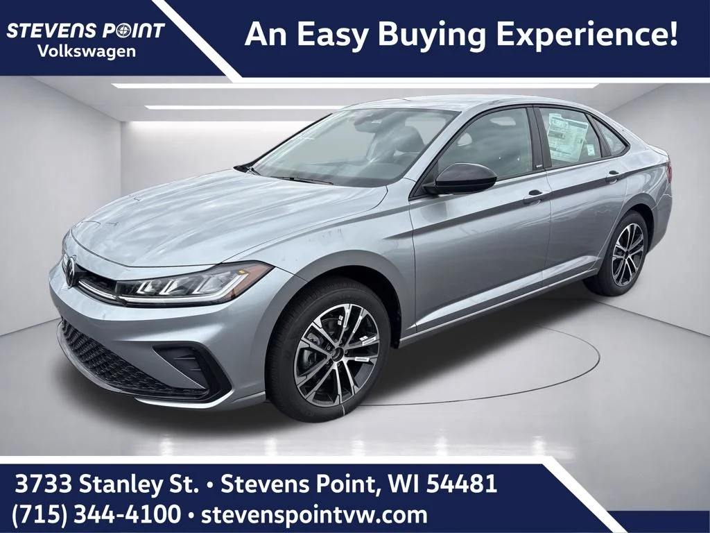 New 2026 Pyrite Silver Metallic Volkswagen 1.5T Sport image 1