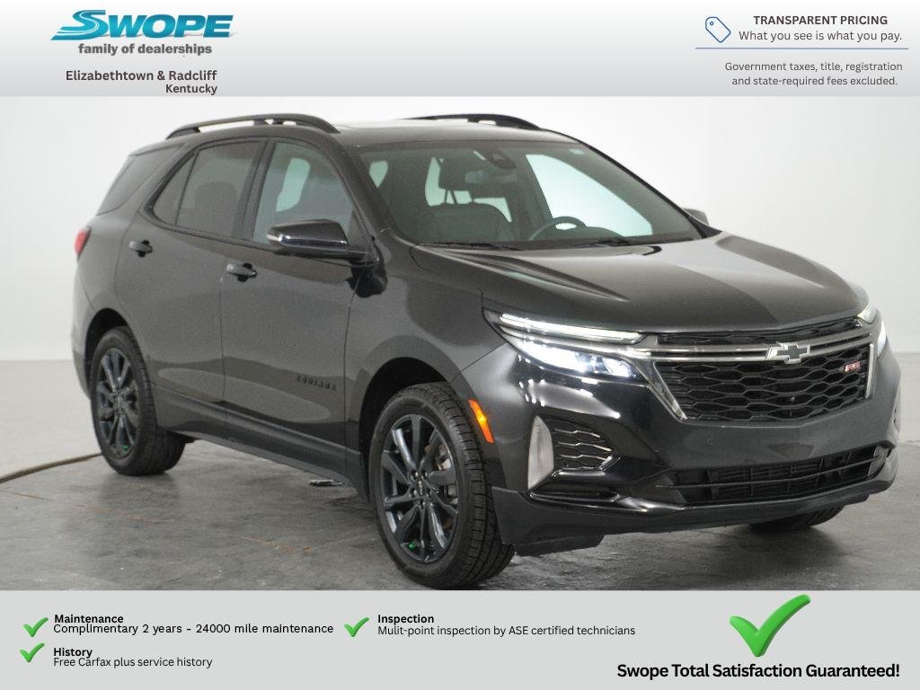 Used 2023 Mosaic Black Metallic Chevrolet RS image 1