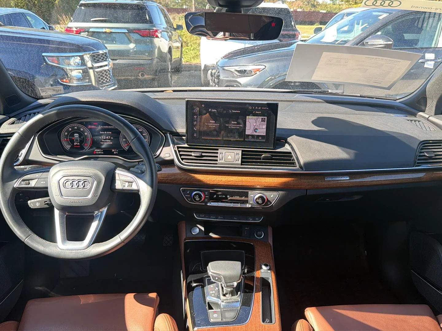 Certified Used 2023 Florett Silver Metallic Audi S line Premium Plus image 9