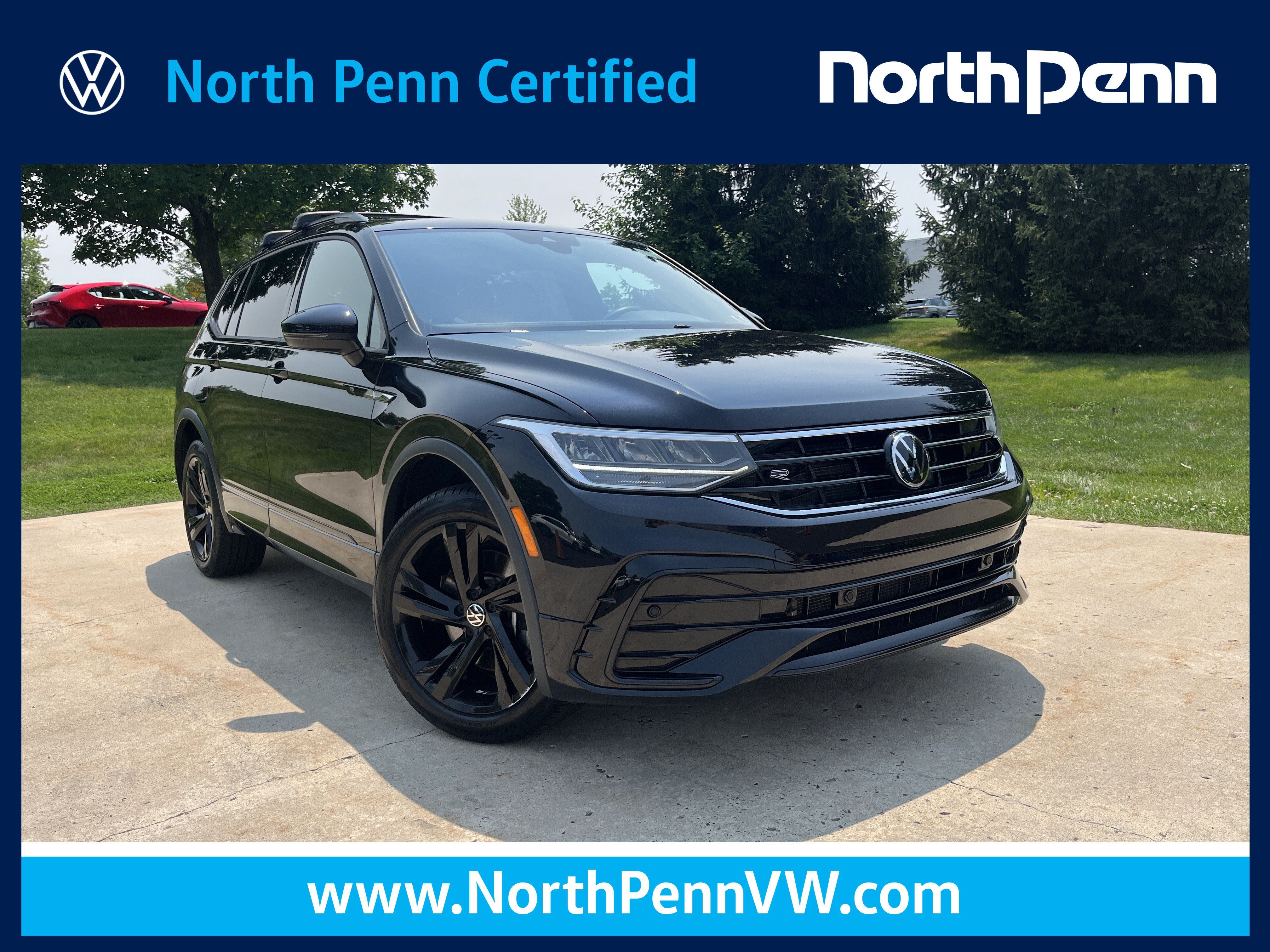 Used 2023 Black Volkswagen SE R-Line Black image 1