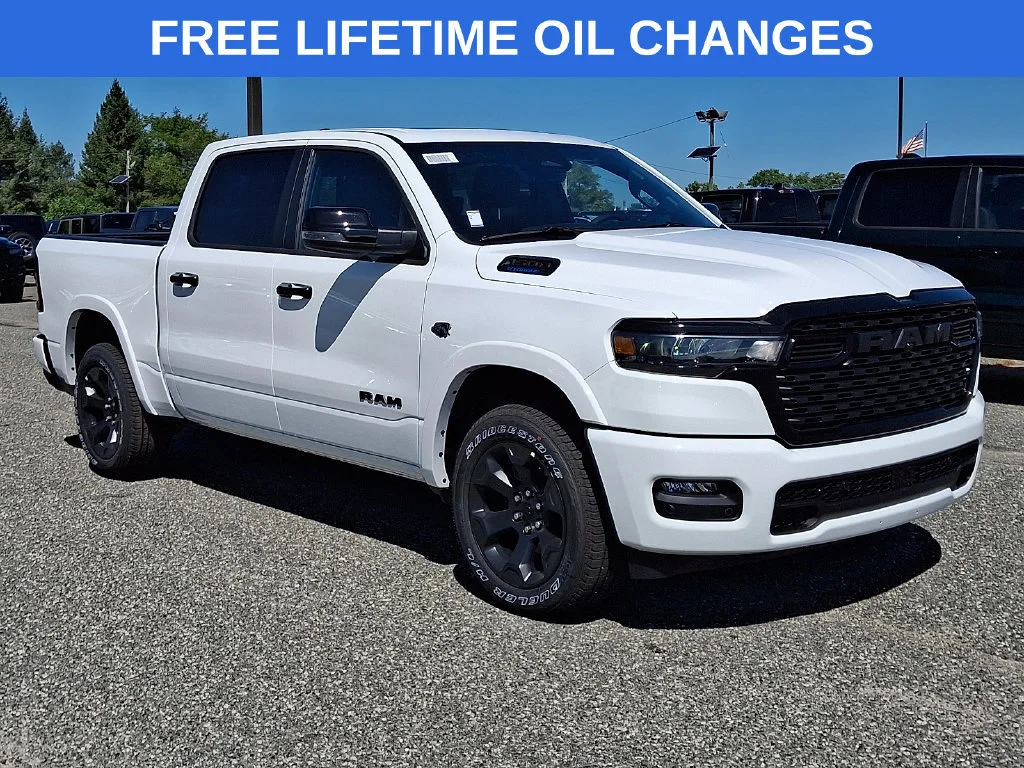 New 2026 Bright White Clear-Coat Exterior Paint RAM Big Horn image 1