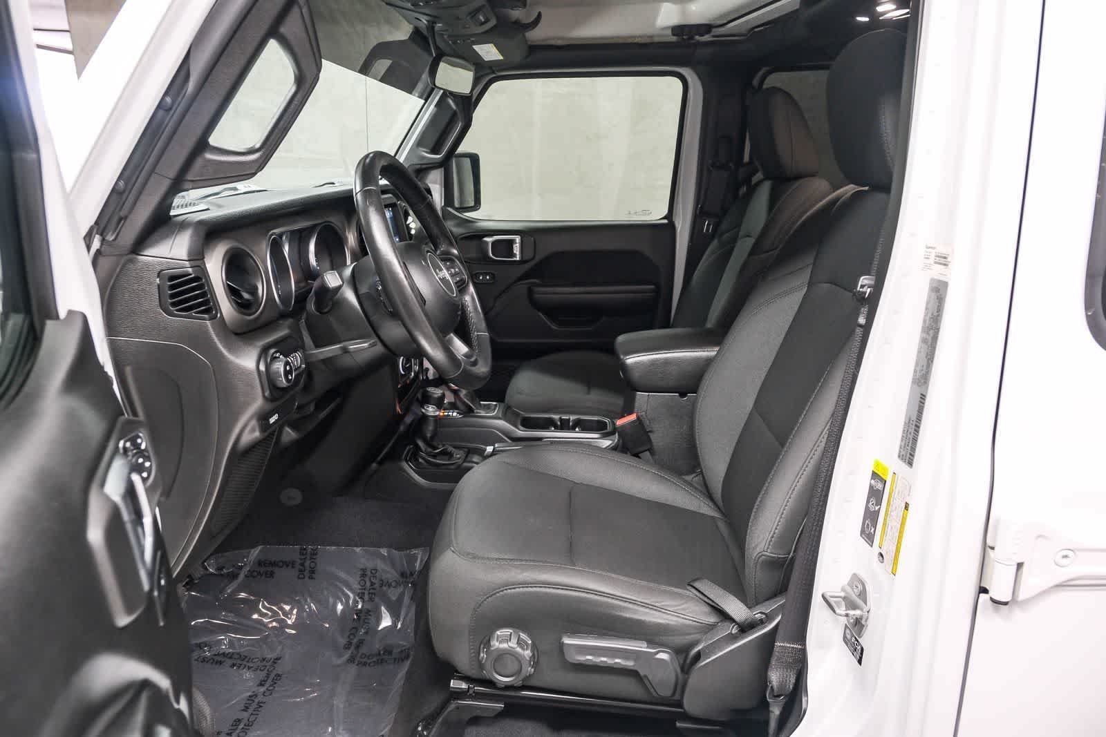 Used 2021 Bright White Clearcoat Jeep Sport S image 20