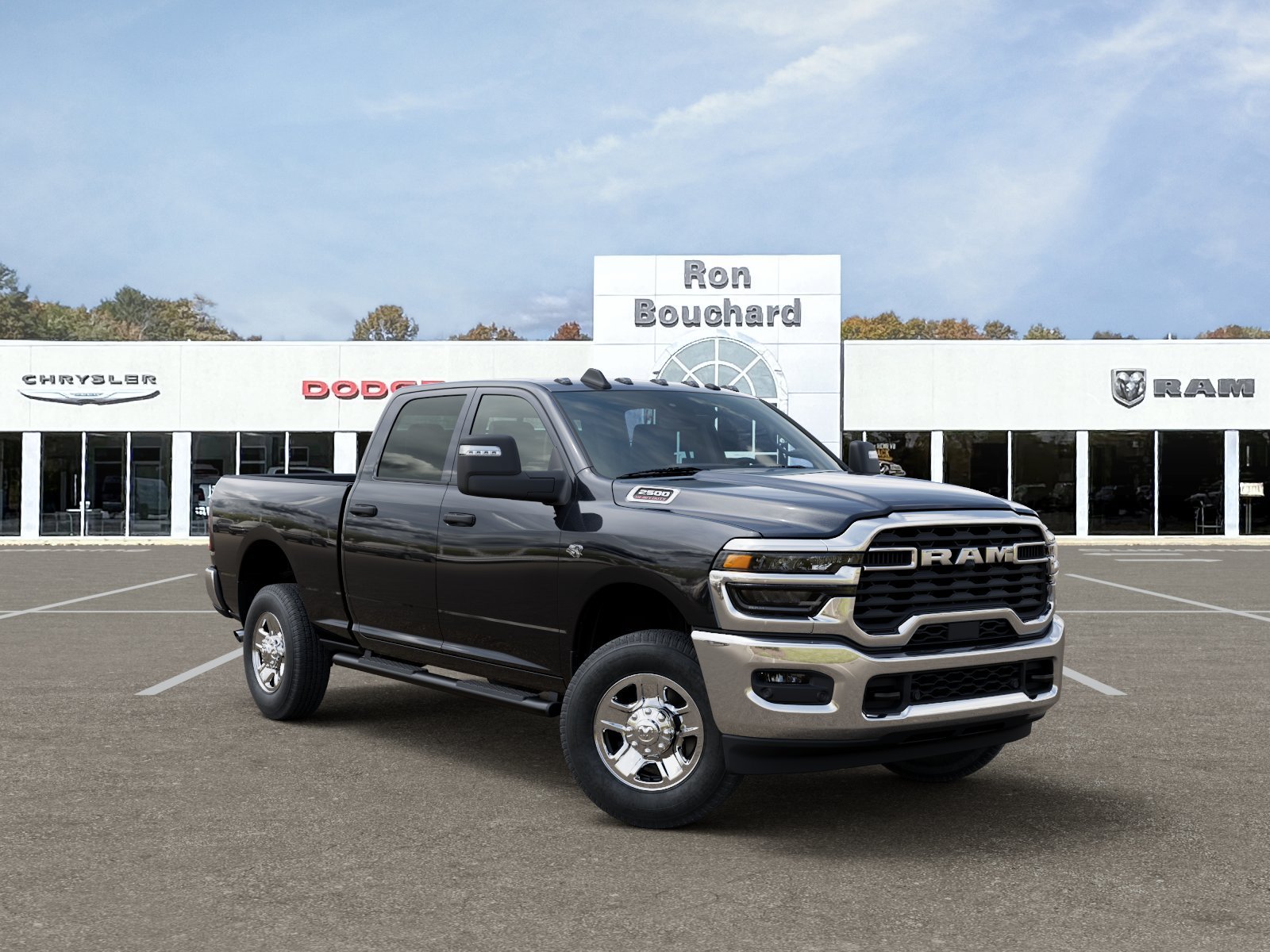 New 2027 Diamond Black Crystal Pearl-Coat Exterior Paint RAM Tradesman image 5