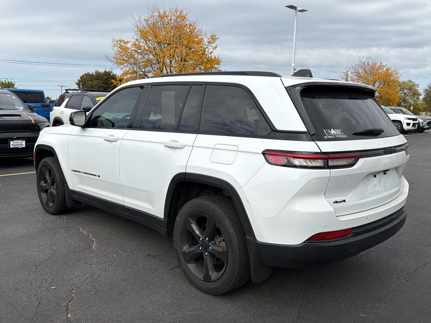 Used 2023 Bright White Clearcoat Jeep Altitude X image 3