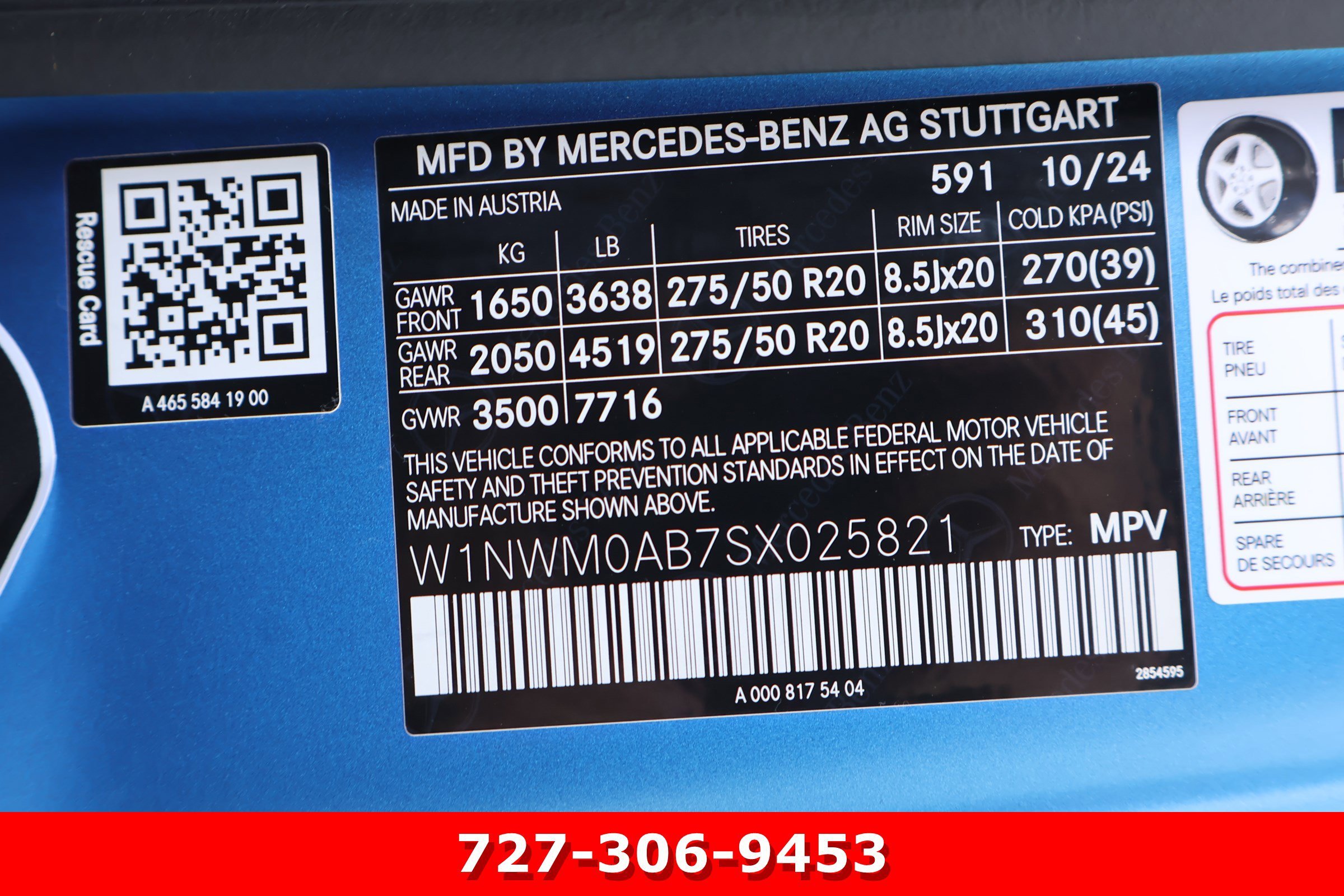 Certified Used 2025 MANUFAKTUR South Sea Blue Magno Mercedes-Benz G 580e image 33