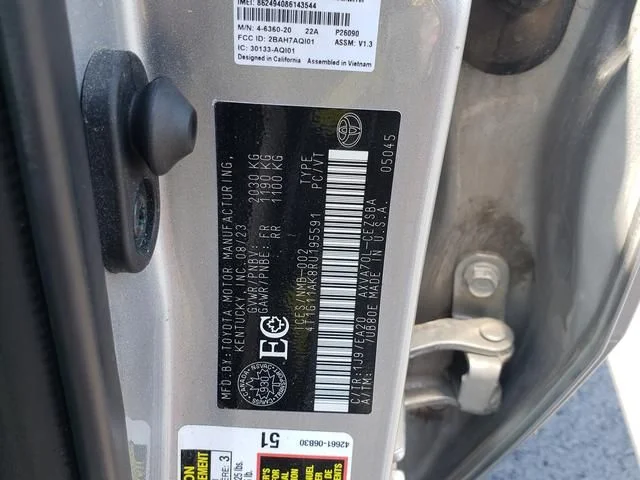 Used 2024 Silver Toyota SE image 26