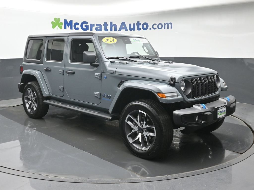 Used 2024 Jeep Wrangler 4xe Sports S 4XE with VIN 1C4RJXN65RW205656 for sale in Cedar Rapids, IA