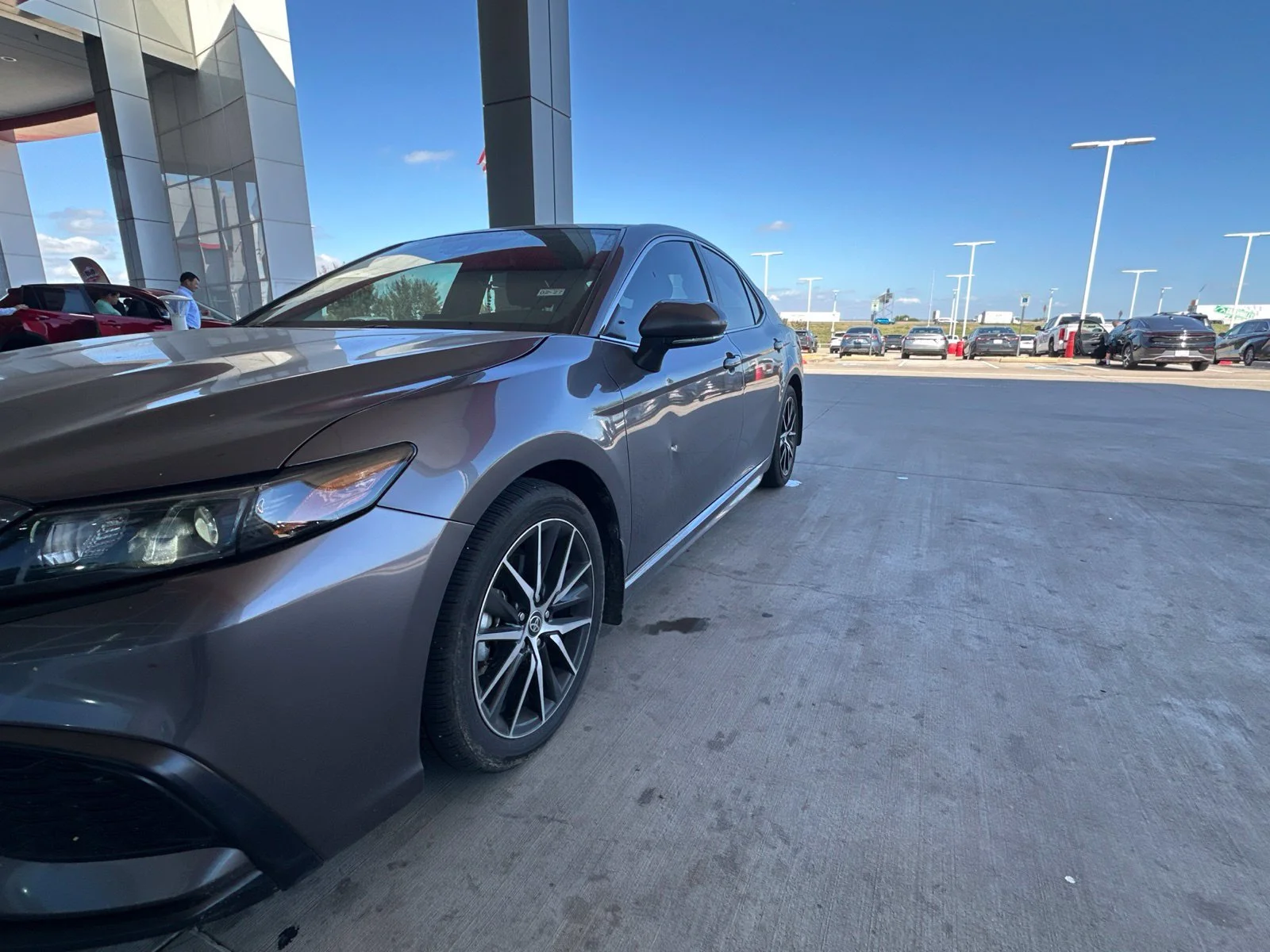 Used 2024 Gray Toyota SE image 1