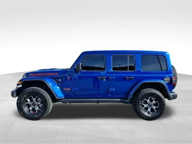 Used 2019 Blue Jeep Unlimited Rubicon image 7
