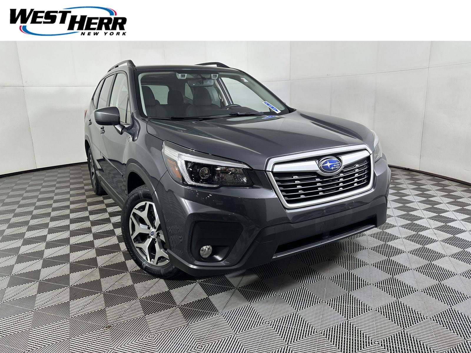 Used 2021 Magnetite Gray Metallic Subaru Premium image 1