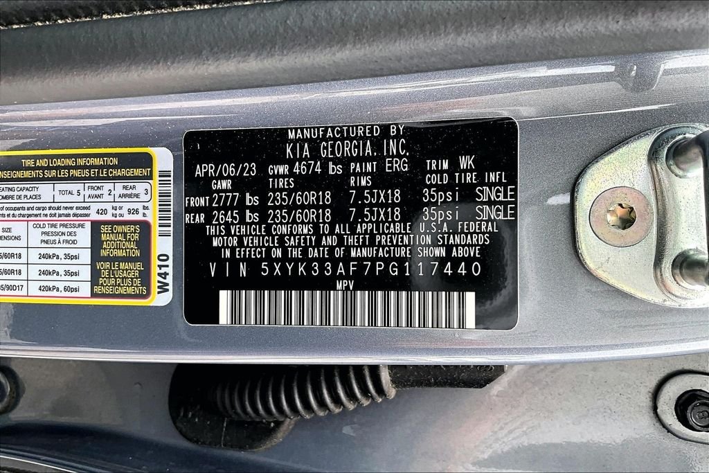 Used 2023 Silver Kia EX image 16