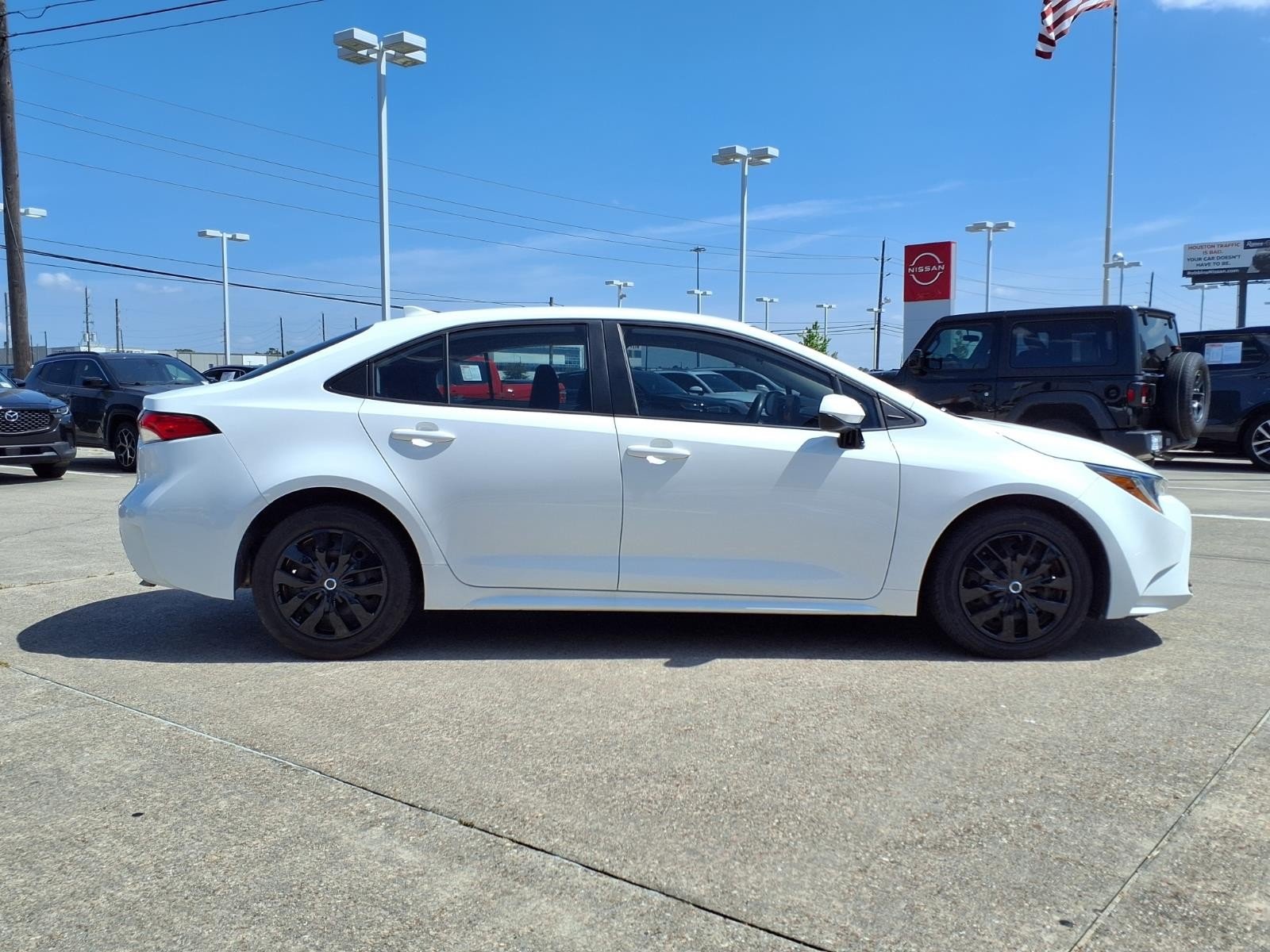 2023 Toyota Corolla LE White at Delta Auto Alliance