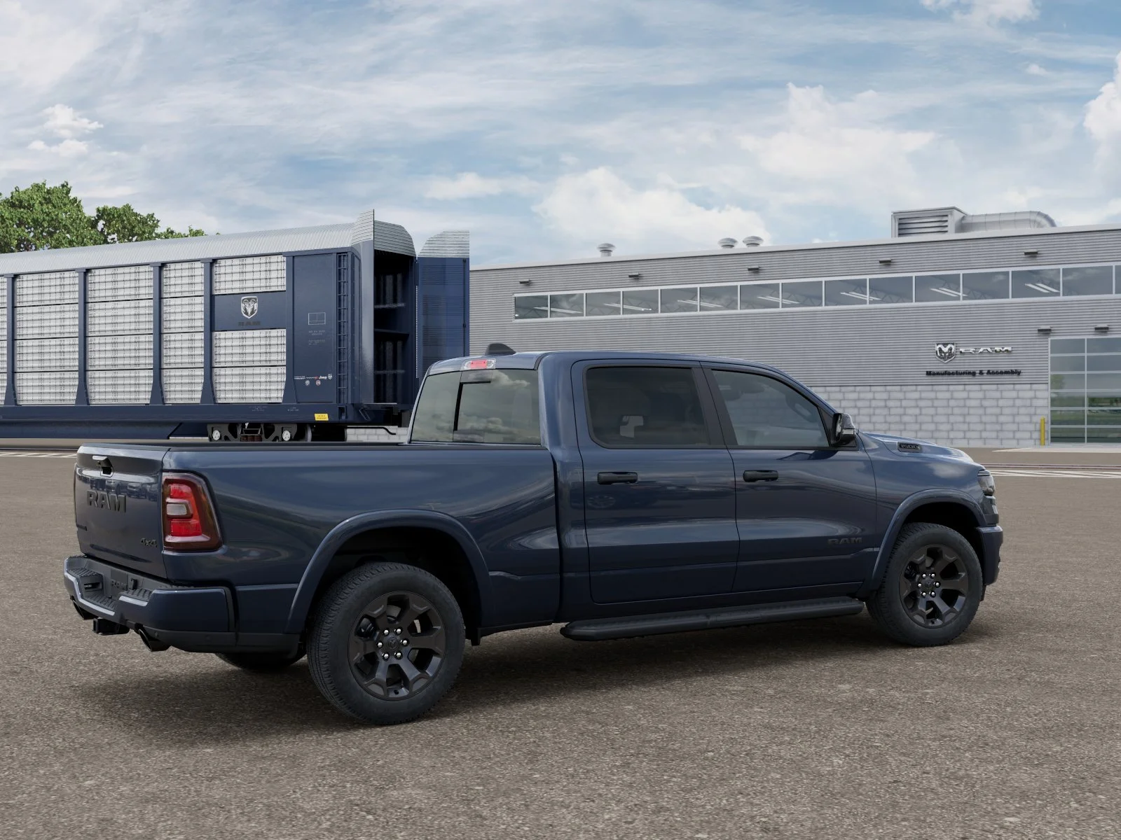 New 2026 Forged Blue Metallic Exterior Paint RAM BIG HORN image 2