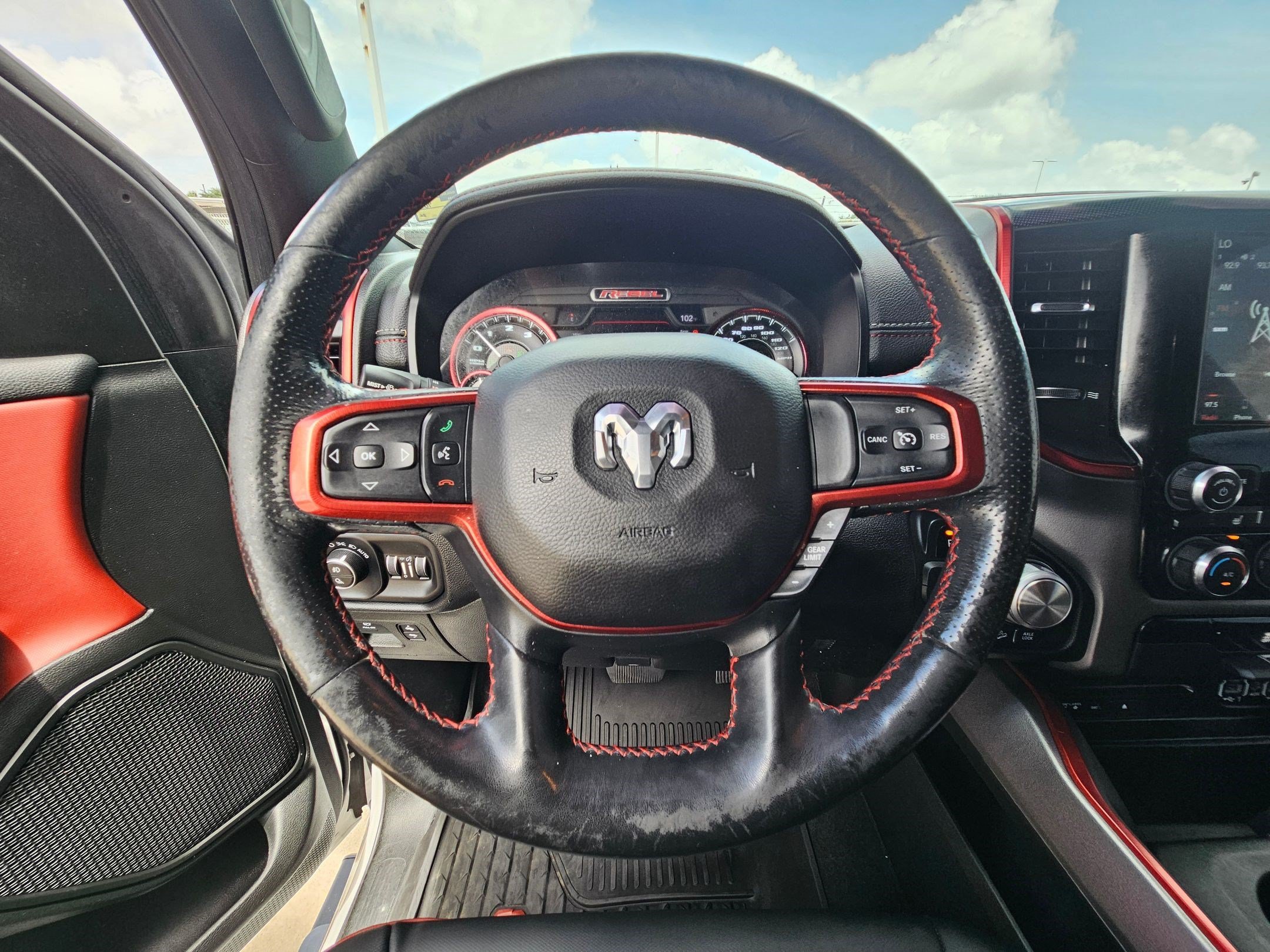 Used 2019 Bright White Clearcoat Ram Rebel image 30