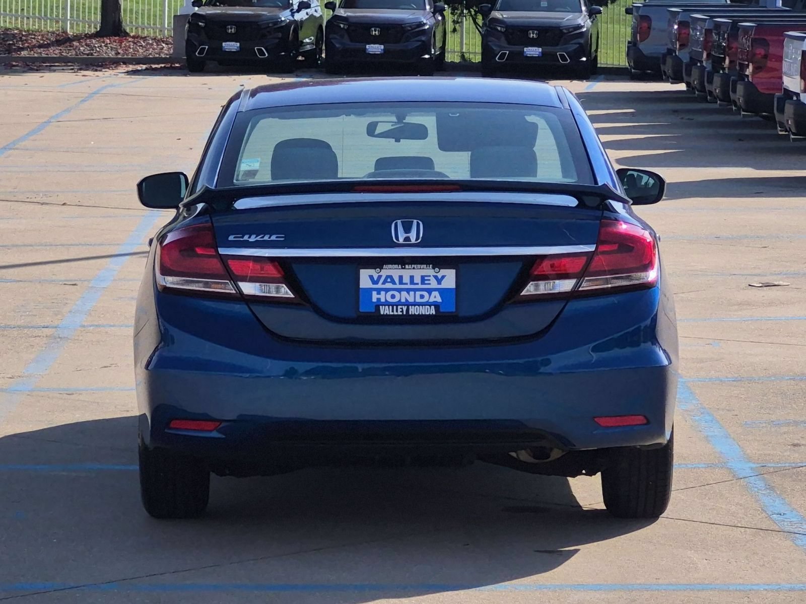 Used 2015 Dyno Blue Pearl Honda LX Sedan image 7