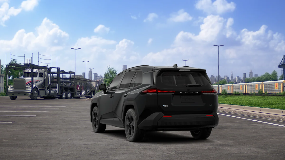 New 2026 Midnight Black Metallic Toyota LE image 7