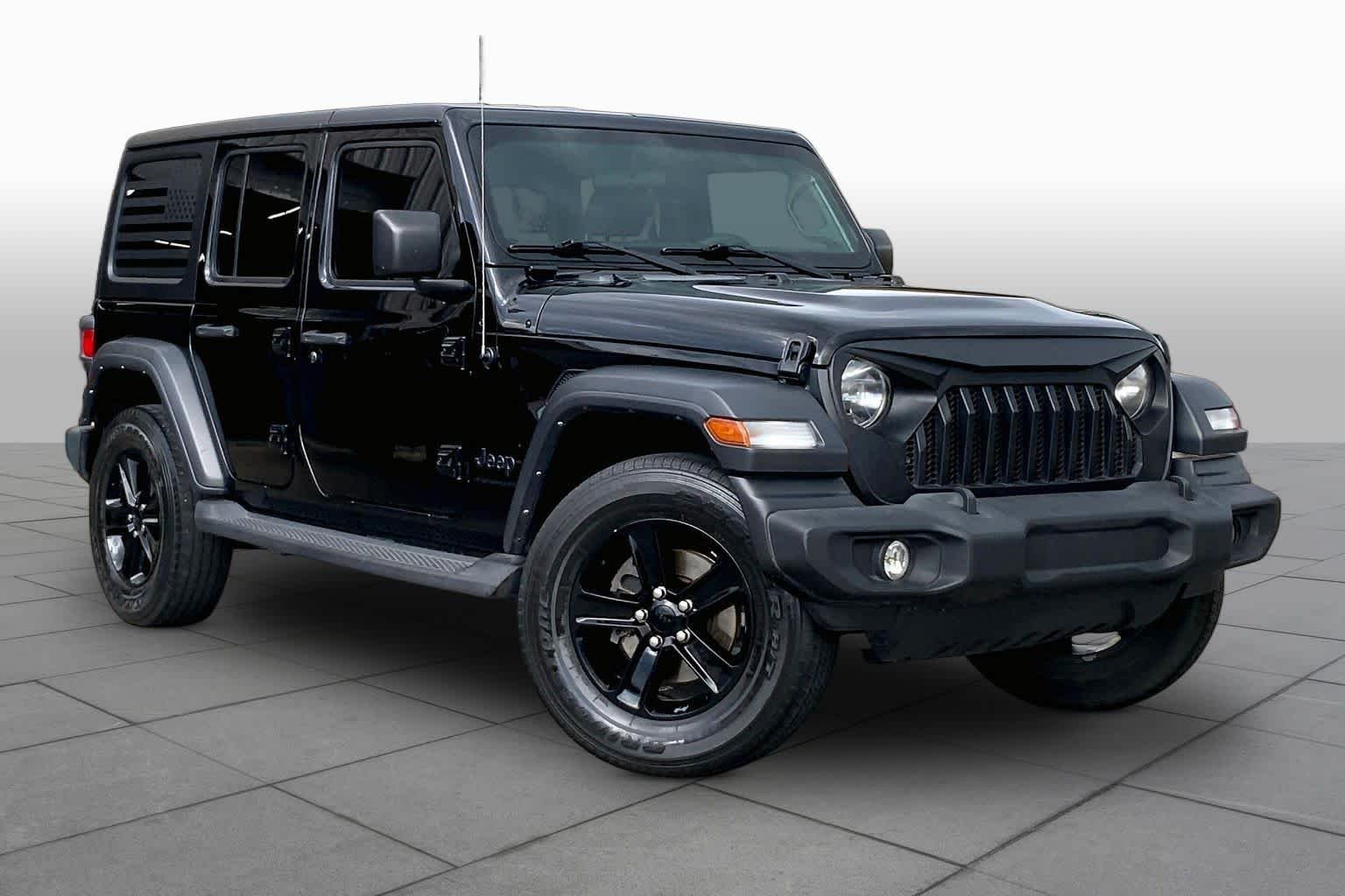 Used 2023 Black Clearcoat Jeep Sport Altitude image 3