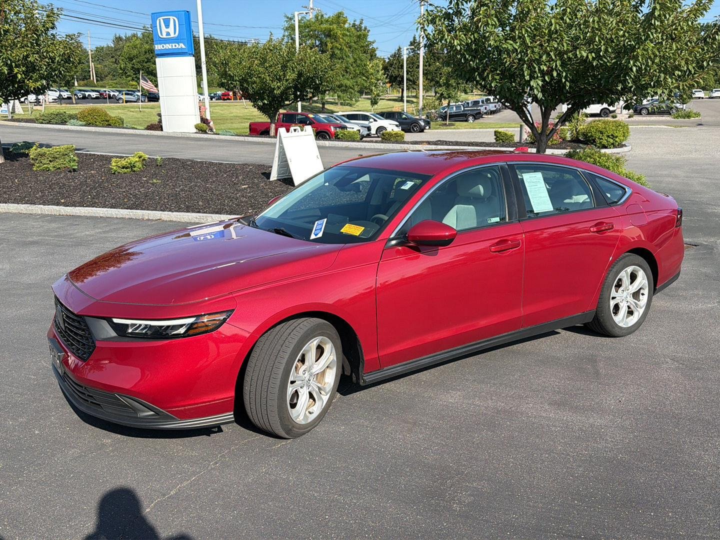Used 2023 Radiant Red Metallic Honda LX image 3