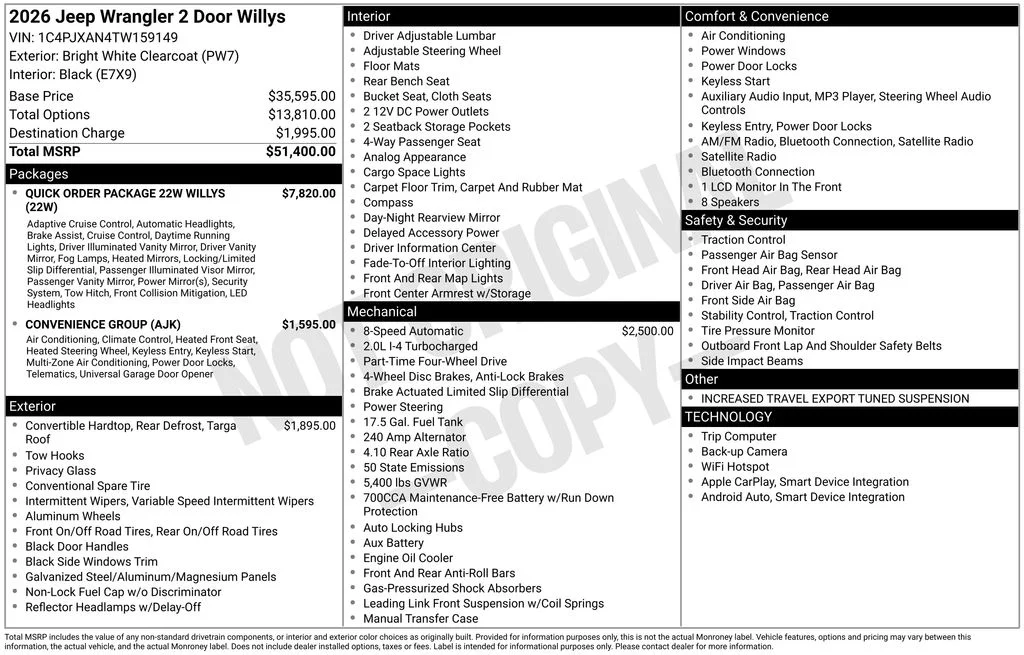 2026 Jeep Wrangler 2-Door Willys - Photo 28