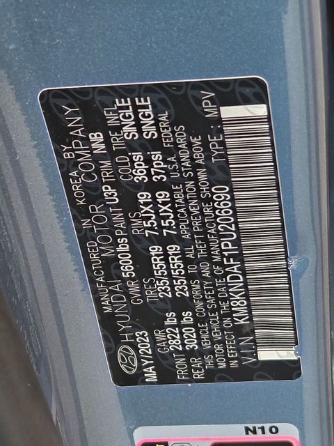 Certified Used 2023 Blue Hyundai SEL image 29