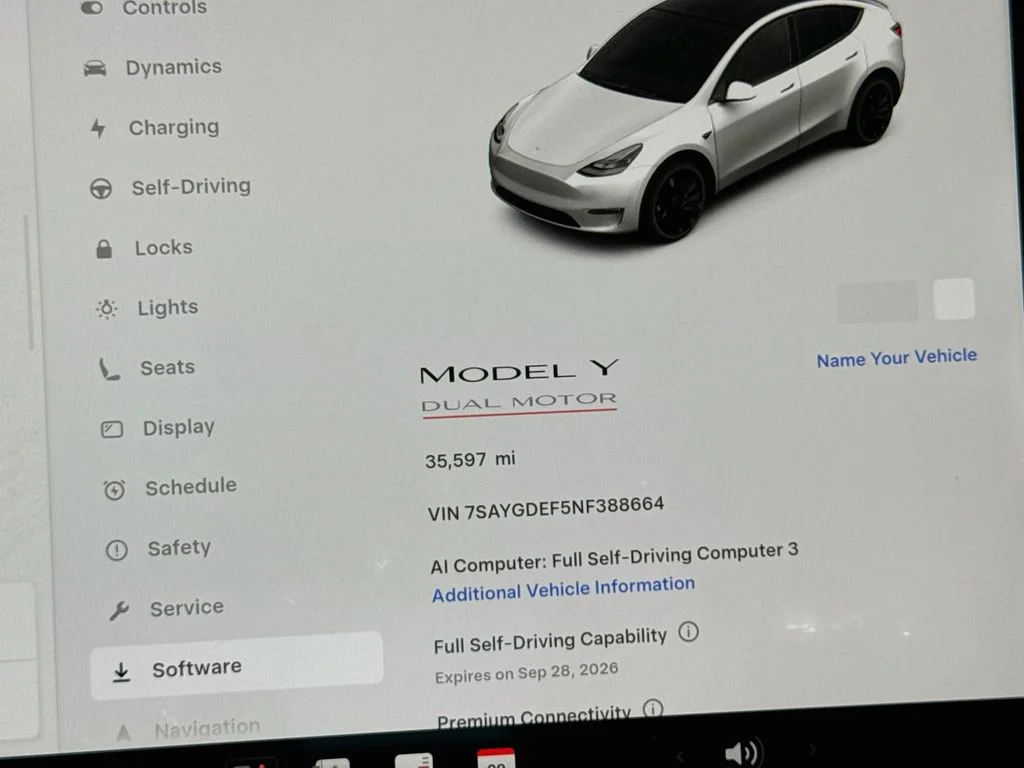 Used 2022 Yellow Tesla Performance image 12