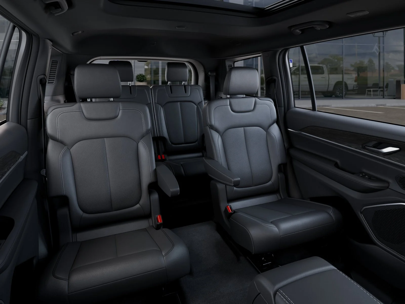 New 2026 Diamond Black Crystal Pearl-Coat Exterior Paint Jeep Limited Reserve image 41