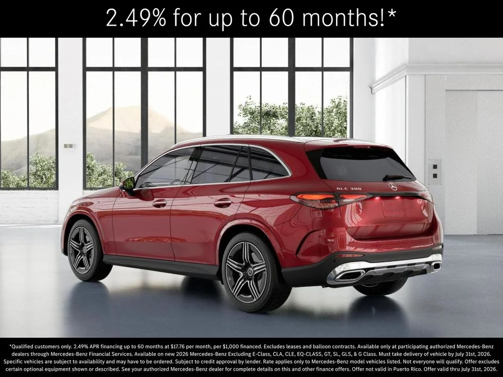 New 2026 MANUFAKTUR Patagonia Red Metallic Mercedes-Benz GLC 300 image 29
