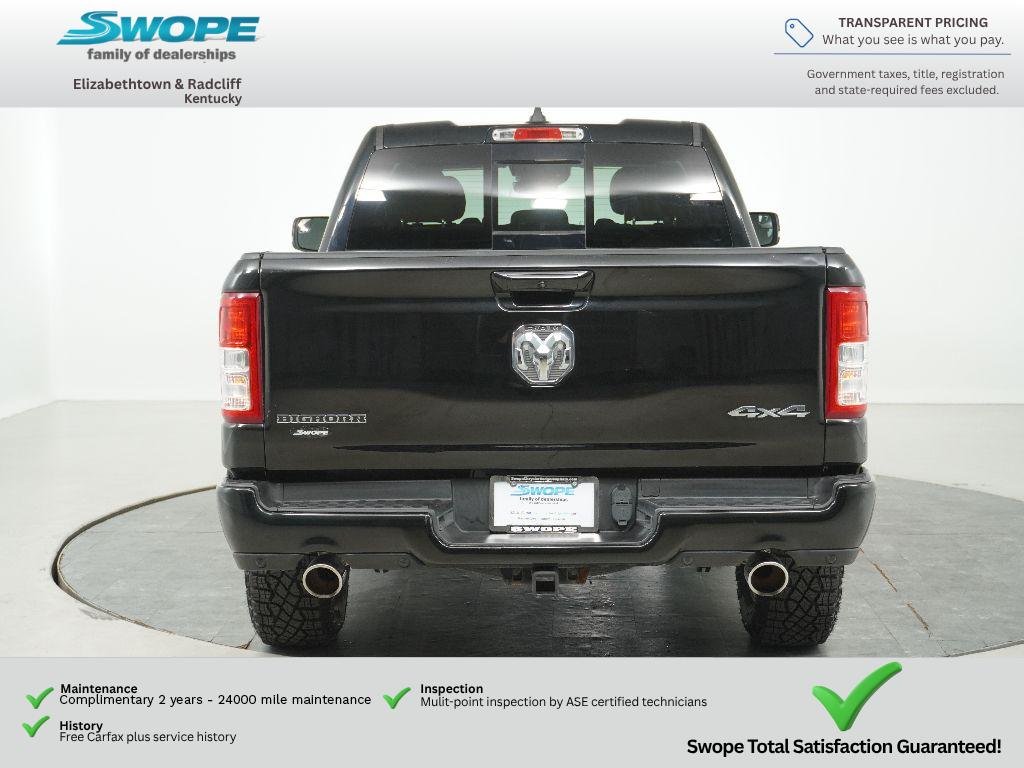Used 2021 Diamond Black Crystal Pearlcoat Ram Big Horn image 4